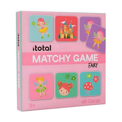 Fairy Tale children's memory game with enchanted illustrations to play with