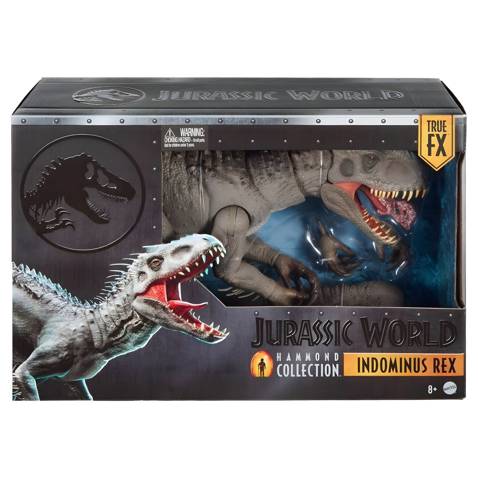 Jurassic World Hammond Collection Indominus Rex para coleção e aventura