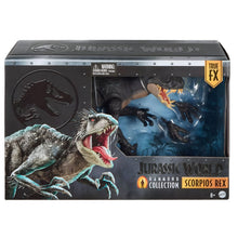 Jurassic World Hammond Collection Scorpios Rex para coleção e aventura