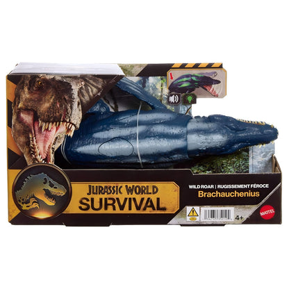 Jurassic World Survival Brachauchenius Wild Roar Dinosaur front packaging