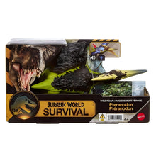 Dinossauro Jurassic World Survival Pteranodon Wild Roar embalagem frontal