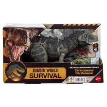 Dinossauro Jurassic World Wild Roar Ceratosaurus embalagem frontal
