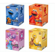 Kit Blokees Rua Sésamo série 1 com Monstro das Bolachas, Abby Cadabby, Elmo e Big Bird para montar