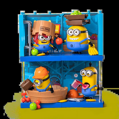 Blokees Minions Jelly Factory kit with Minions figures, fun accessories, and play scenes