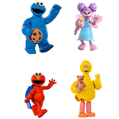 Blokees Sesame Street series 1 kit with Cookie Monster, Abby Cadabby, Elmo, and Big Bird to assemble