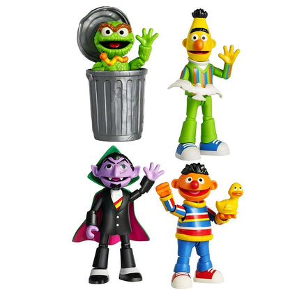 Blokees Sesame Street series 2 kit with Bert, Ernie, Oscar, and Count von Count