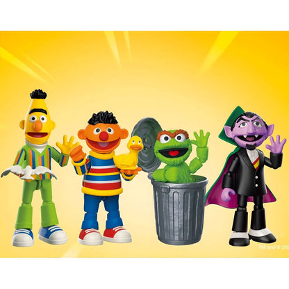 Blokees Sesame Street series 2 kit with Bert, Ernie, Oscar, and Count von Count