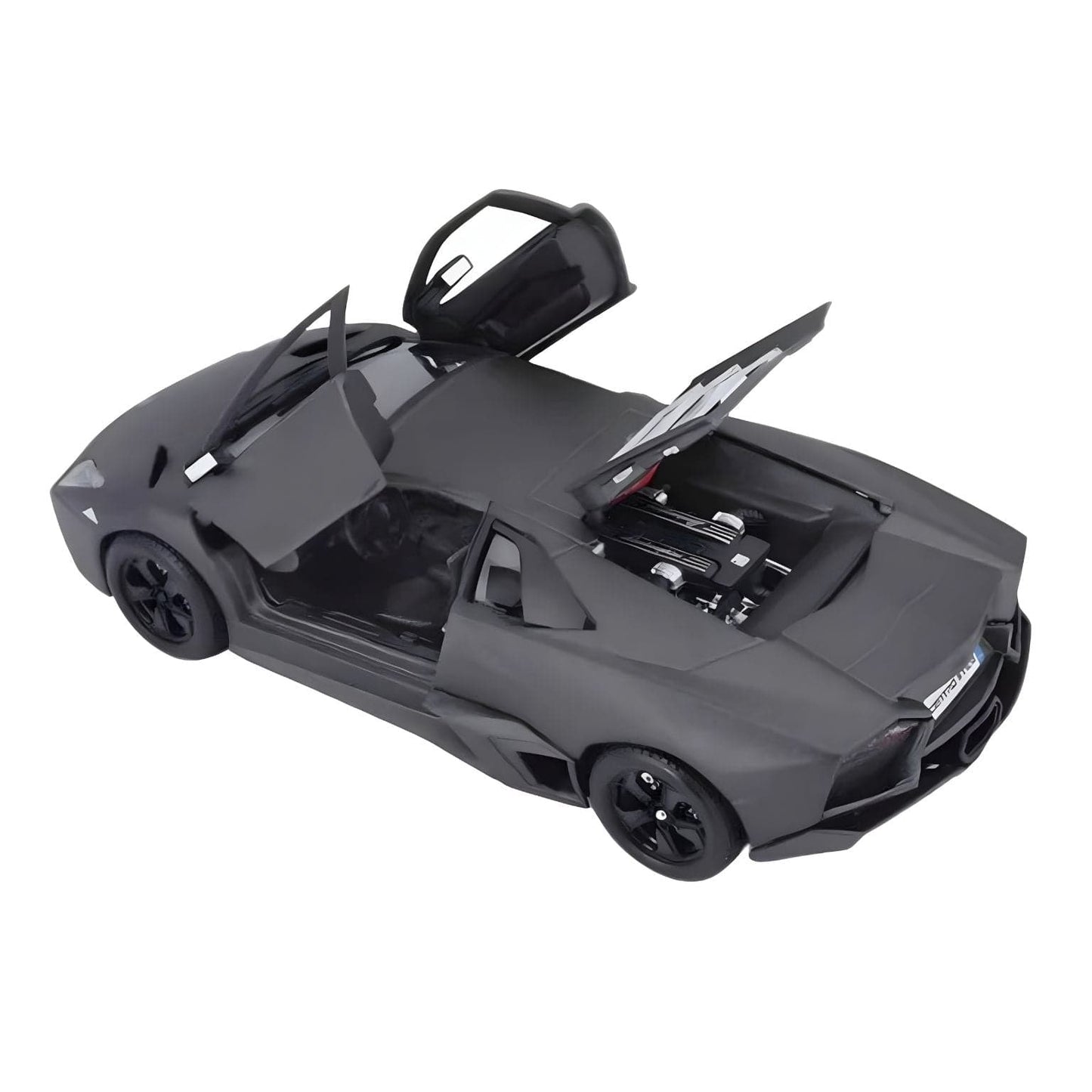Lamborghini Reventón Cinzento 1/24 da Bburago com portas abertas