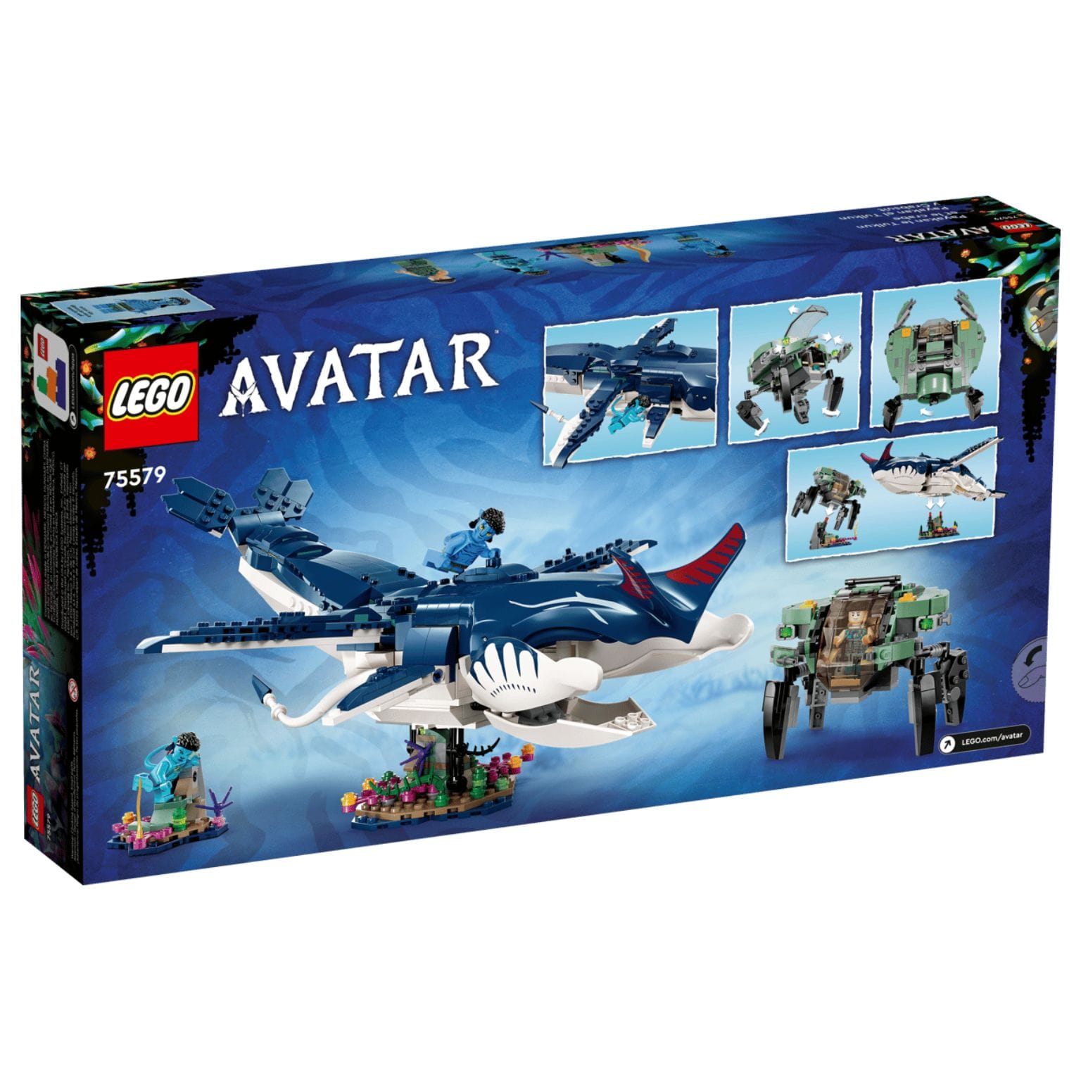 LEGO Avatar Payakan e Crabsuit inspirado em O Caminho da Água