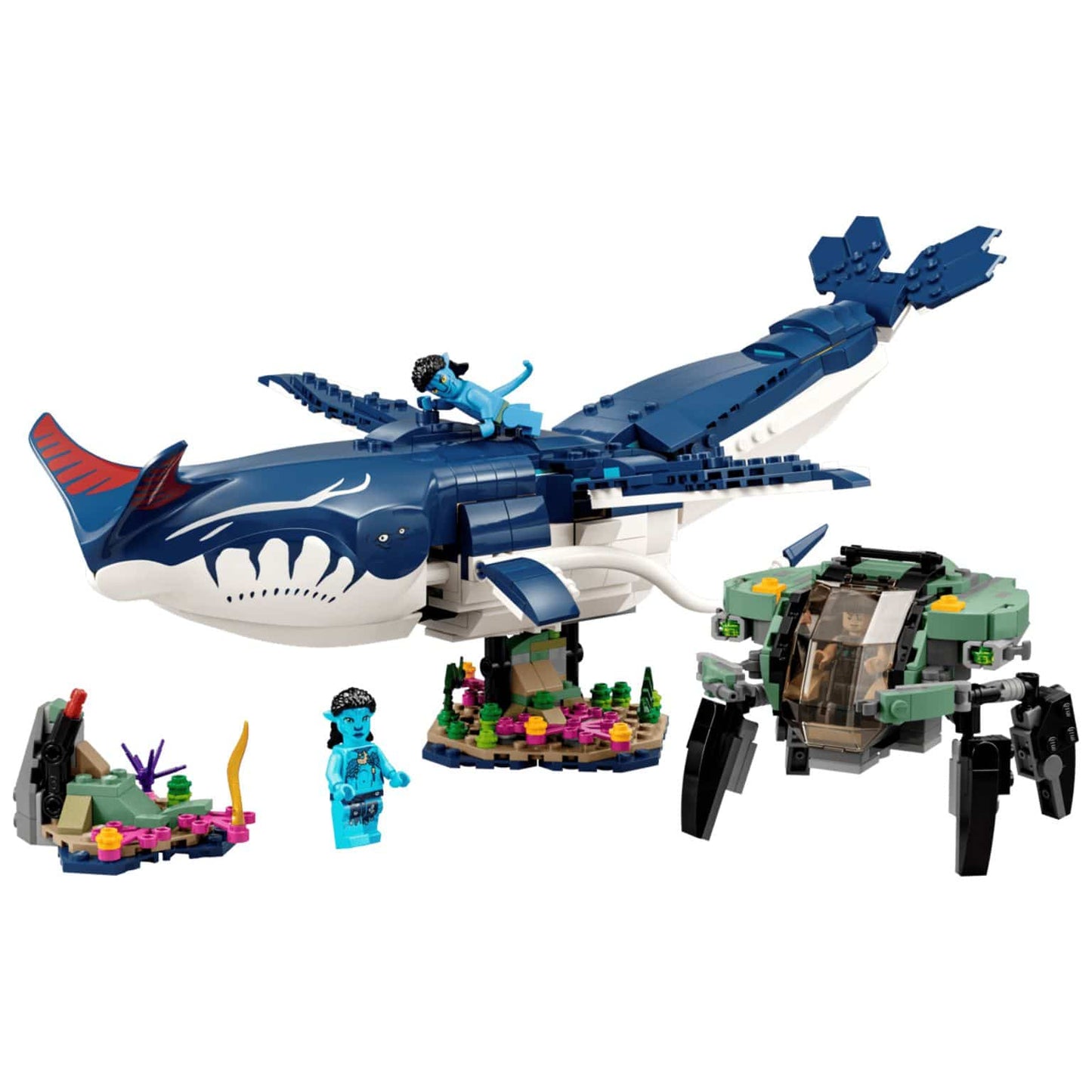 LEGO Avatar com Payakan articulado e Crabsuit transformável