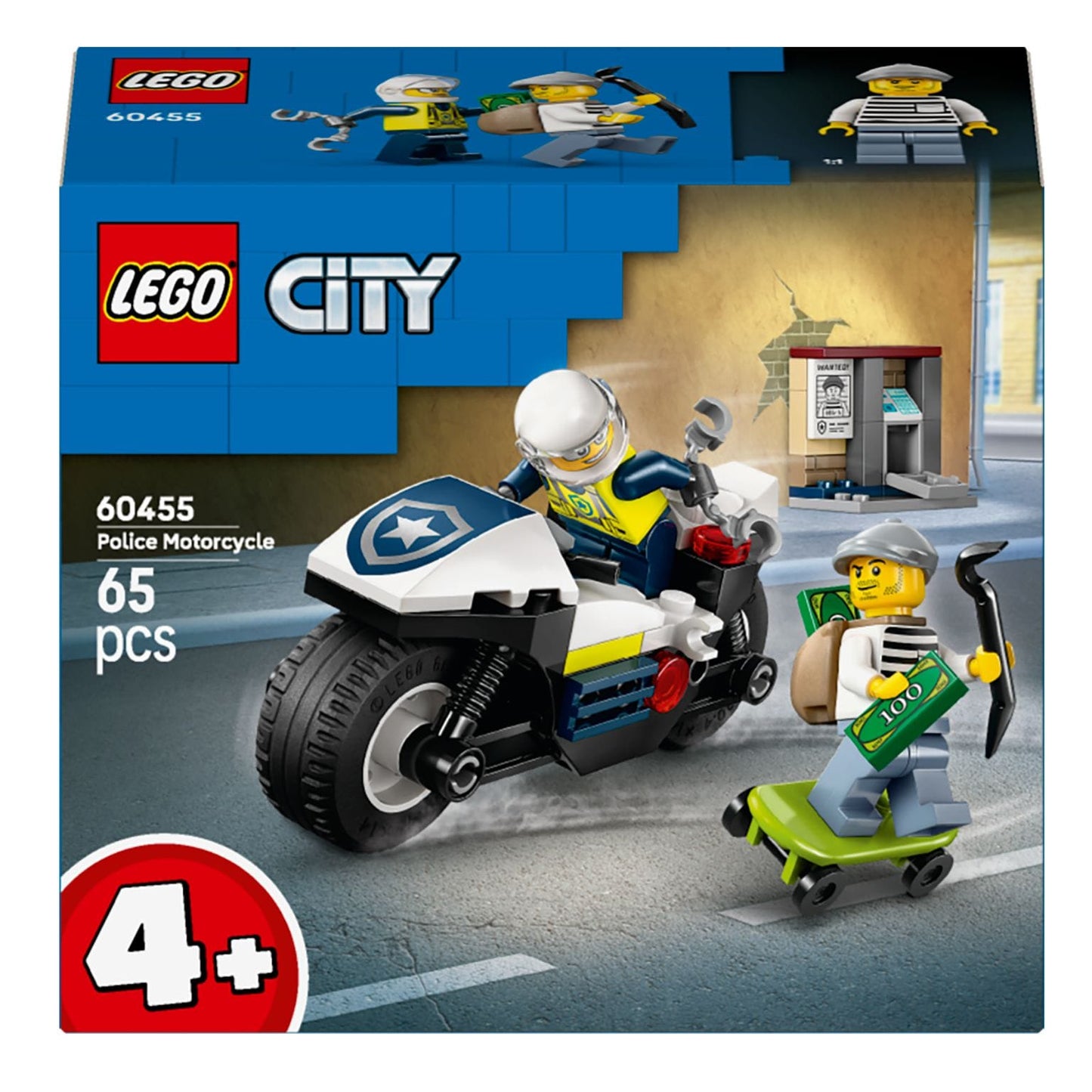 LEGO City Perseguição com Mota da Polícia vista principal