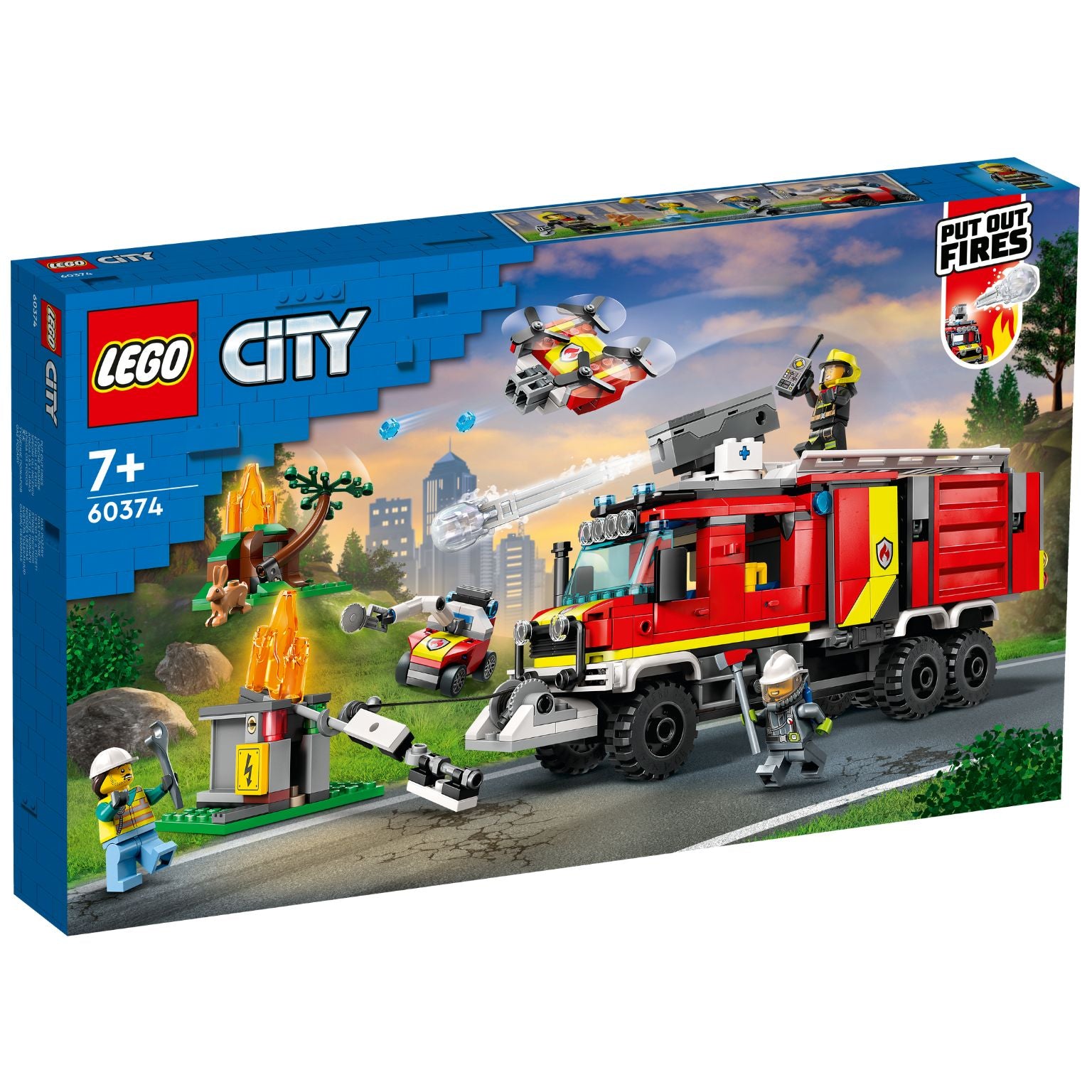 Lego City 60374 Camião de Controlo de Incêndios