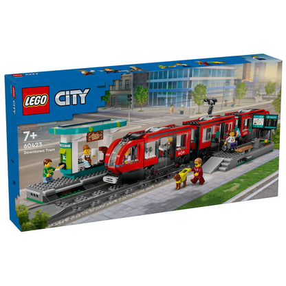 Lego City 60423 - Elétrico e Estação na Baixa