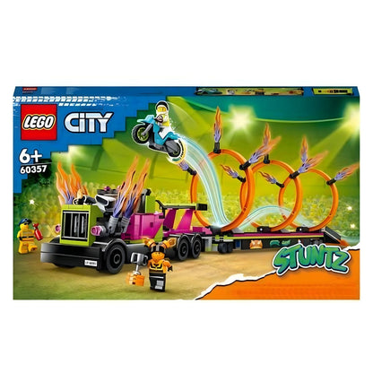 Lego City Stunt Truck & Fire Ring Challenge 60357