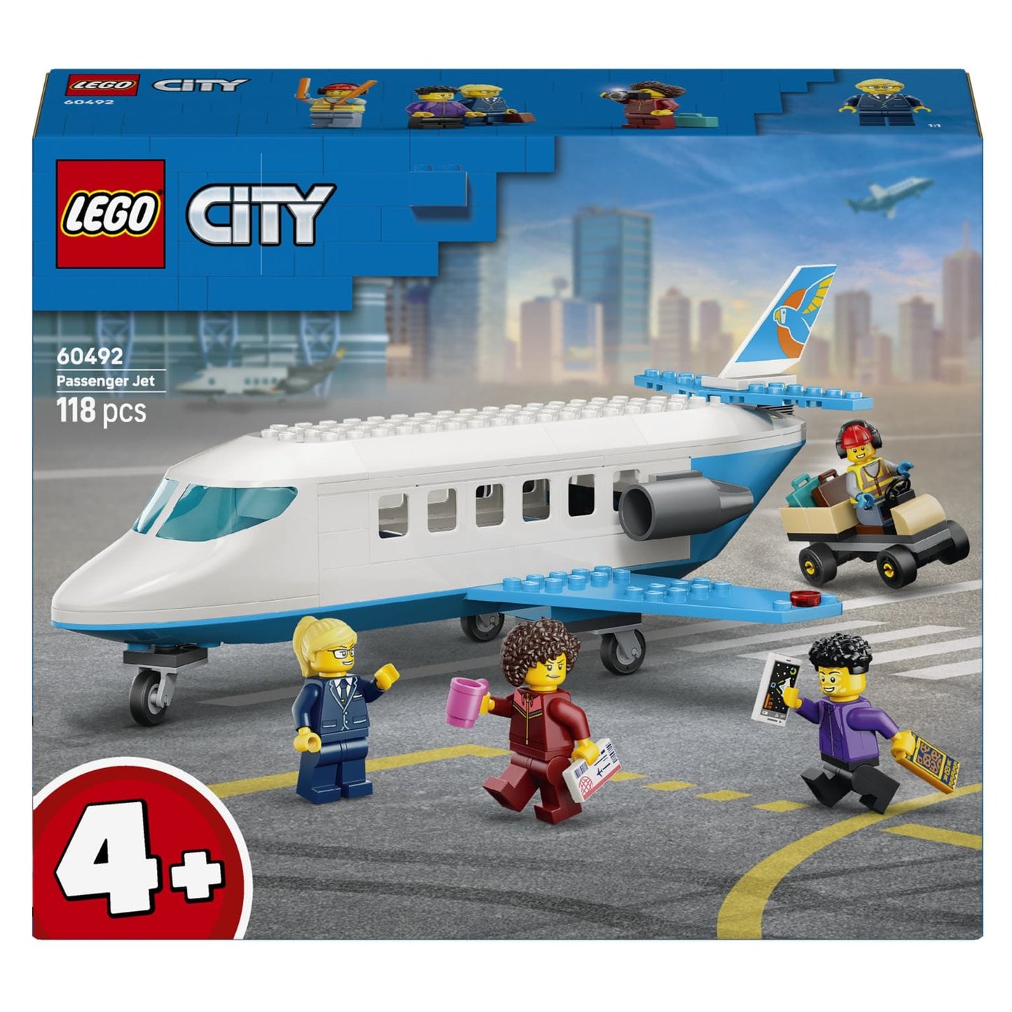 LEGO City Jato de Passageiros para viagens imaginárias