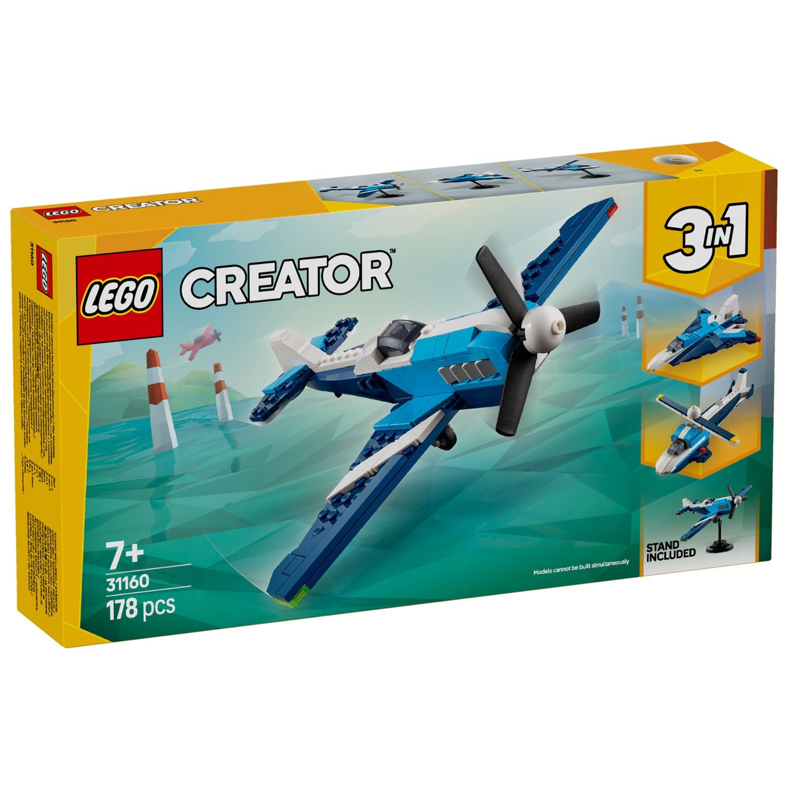 Lego Creator  31160 Aeronave: Avião de Corrida