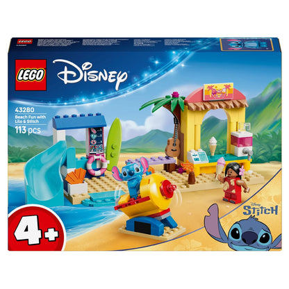 LEGO Lilo and Stitch Beach Fun with tropical Disney scenery