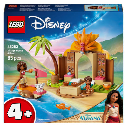 LEGO Disney Village House and Boat with village and sea adventure scenery