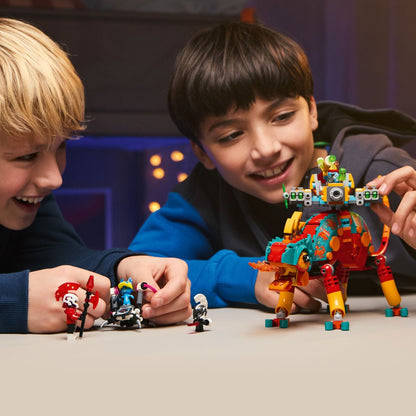 Mateo's Fire Chameleon with two building options