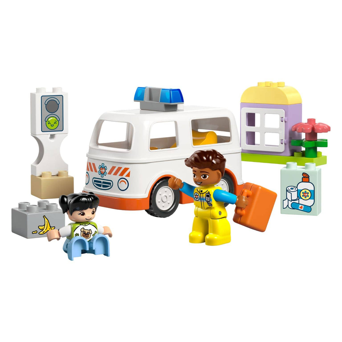 LEGO DUPLO Ambulância e Condutor 10447 – ambulância e figuras DUPLO