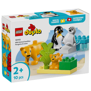 Lego Duplo 10442 - Famílias de Animais Selvagens: Pinguins e Leões