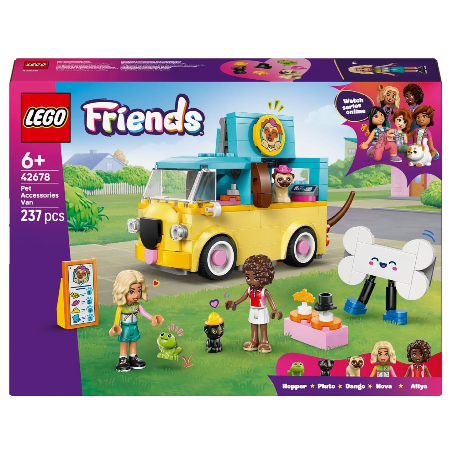 Lego Friends Carrinha de Acessórios para Animais com carrinha colorida e animais para brincar