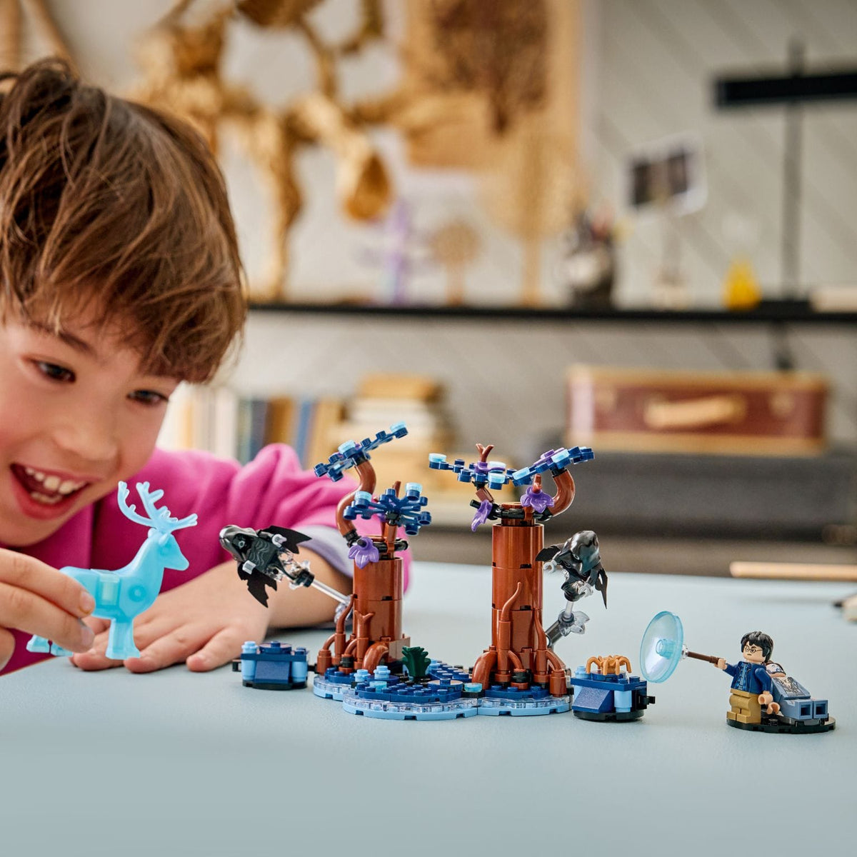 LEGO Harry Potter com Dementors e Patronus em forma de cervo