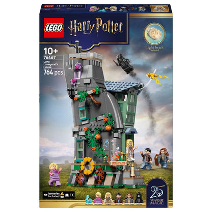 Lego Harry Potter Luna Lovegood's House with play scene and characters