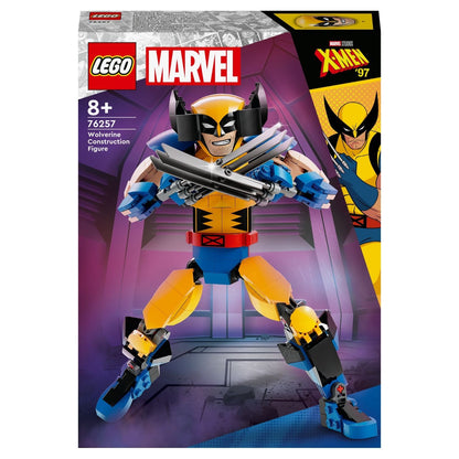LEGO Marvel Wolverine Buildable Figure in action pose with claws