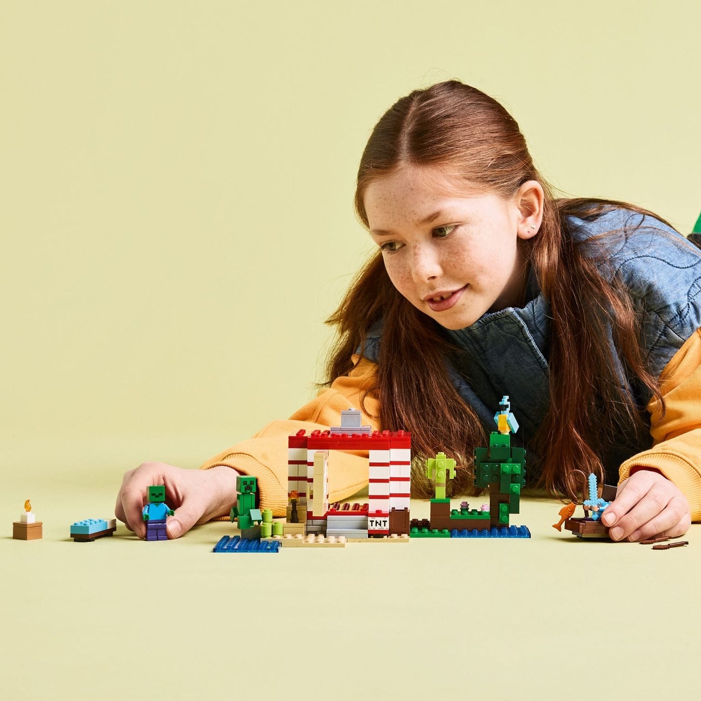LEGO Minecraft Casa TNT da Selva com função de explosão