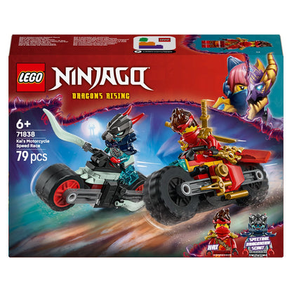 LEGO NINJAGO Kai's Motorbike Race 71838 with two ninja motorbikes