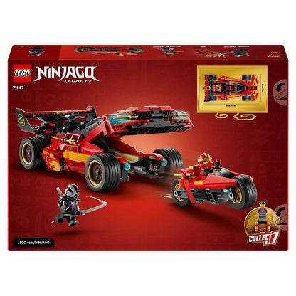 Commemorative LEGO NINJAGO X-1 Ninja Charger for display and play