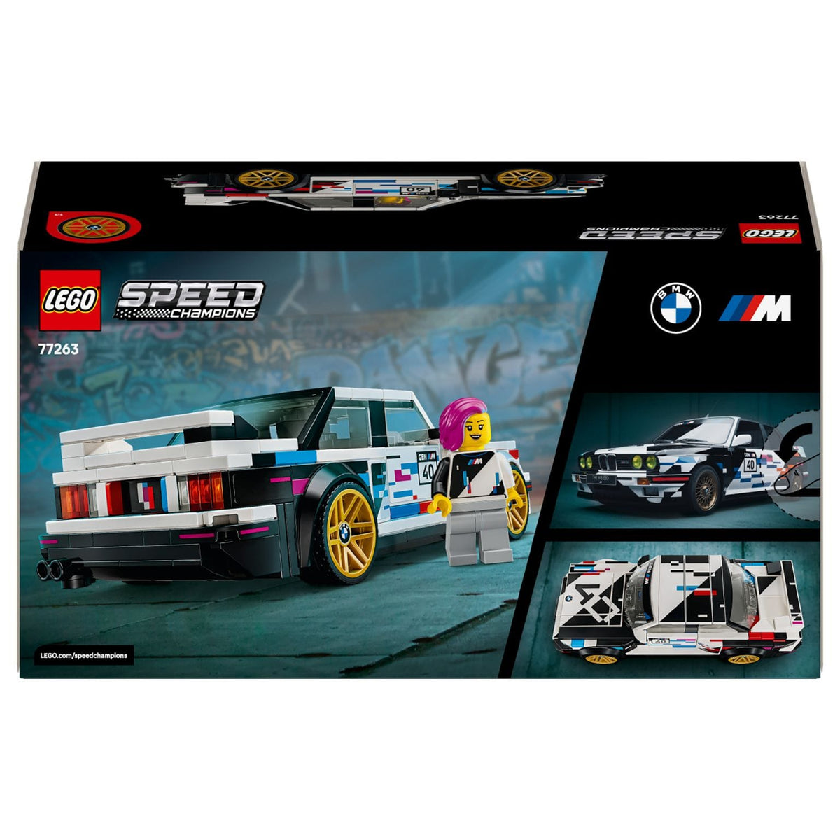 BMW M3 E30 LEGO Speed Champions para fãs de automobilismo