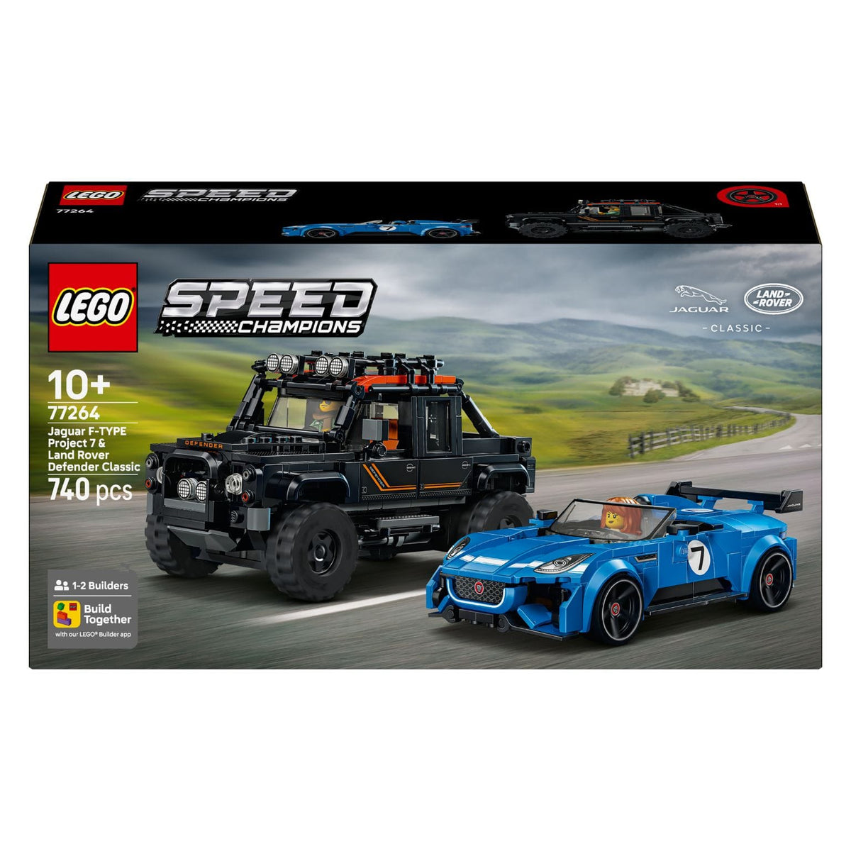 LEGO Speed Champions Jaguar Project 7 e Land Rover Defender