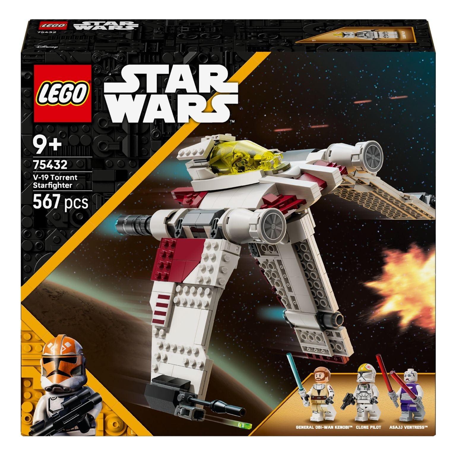 LEGO Star Wars Starfighter V-19 Torrent em destaque