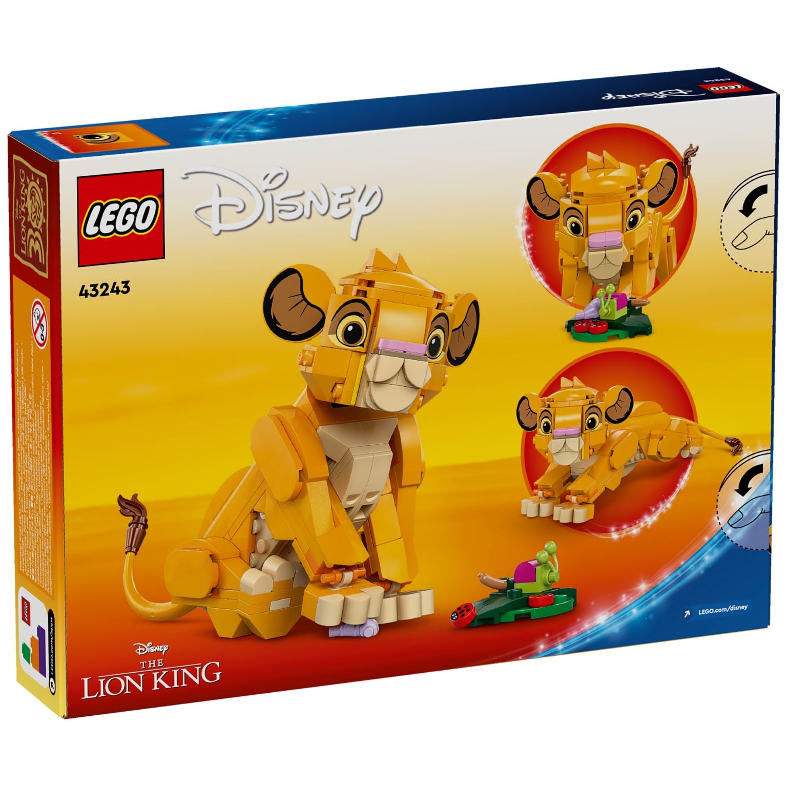 Lego 42243 Disney - Simba, O Rei Leão – Versão Cria