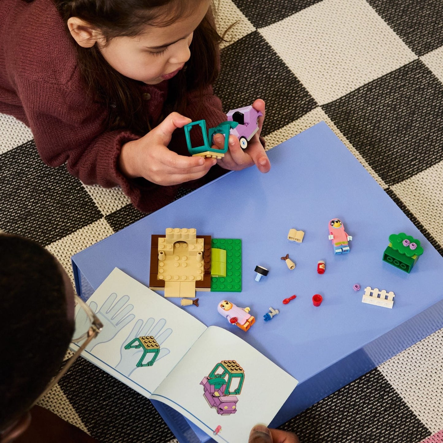 Brinquedo LEGO Bluey As Avozinhas para histórias de faz de conta