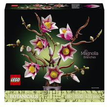 Lego Botanicals Ramos de Magnólia com flores rosa e brancas em ramos decorativos