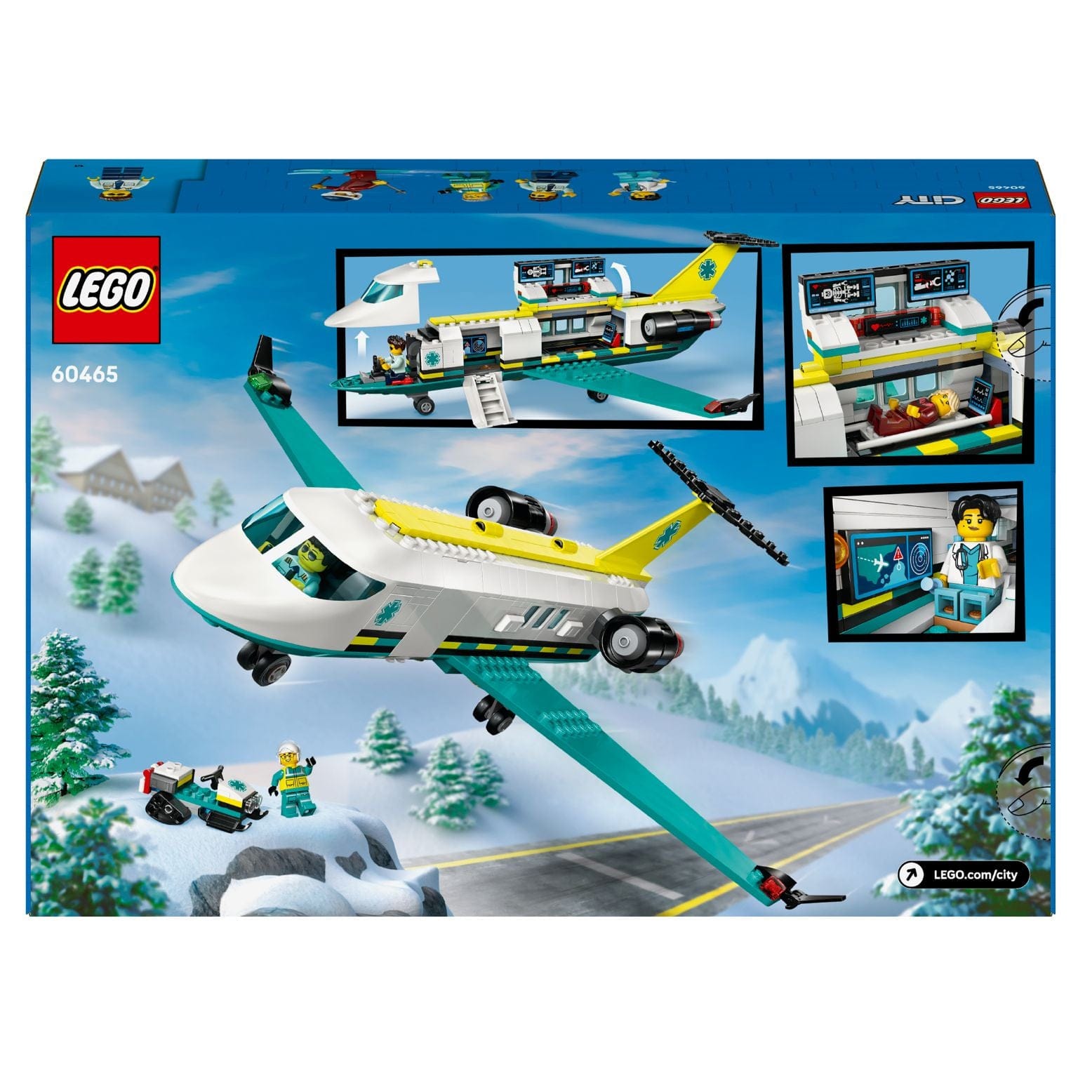 LEGO City Ambulância Aérea com imagem complementar