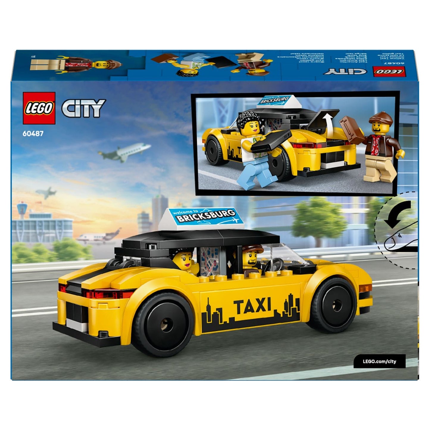 LEGO City Táxi Amarelo vista adicional 3