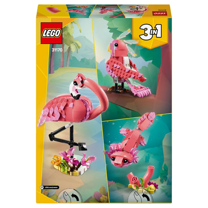 LEGO Creator Pink Flamingo with complementary image