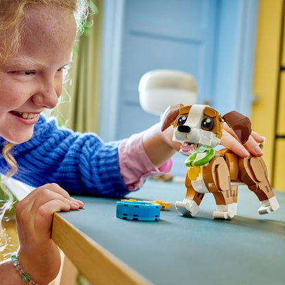 Lego Creator Adorable Animals Playful Puppy 3-in-1 set with buildable puppy