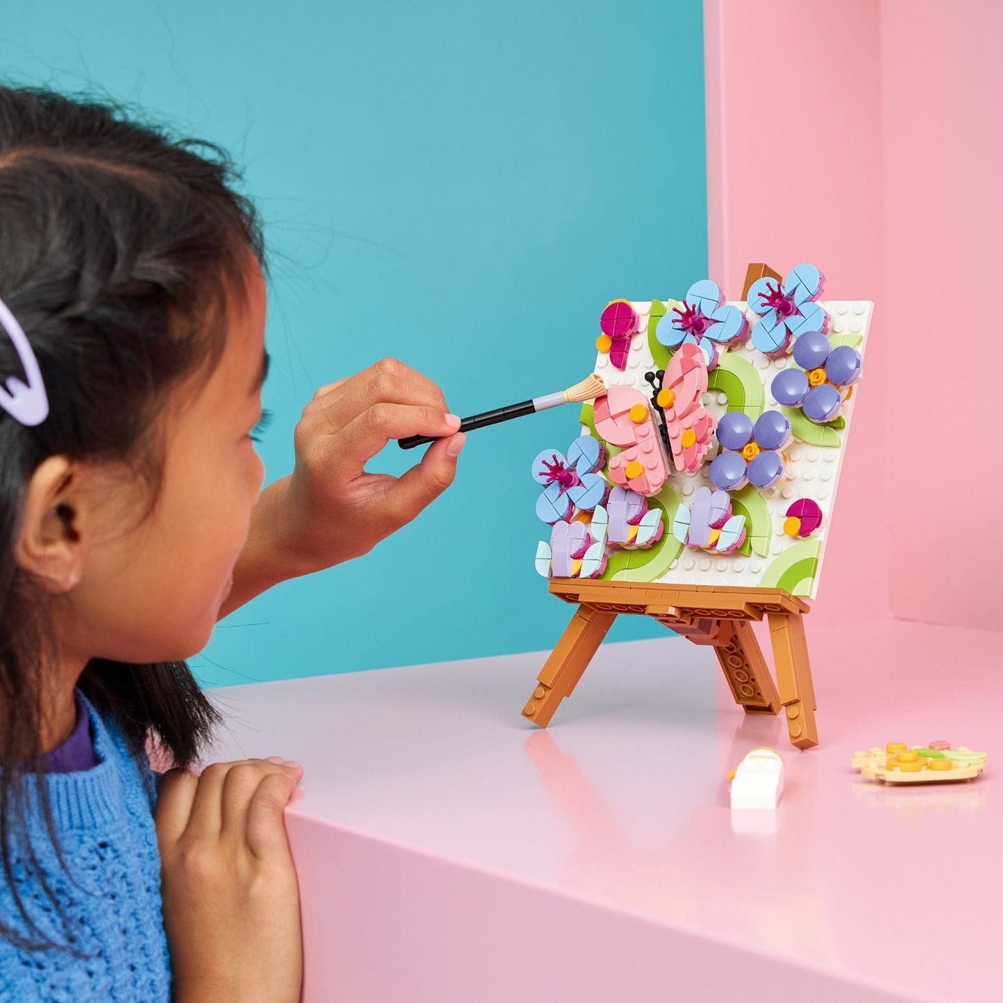 Set LEGO Creator de arte floral para uma construção criativa