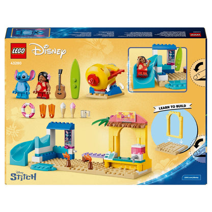 LEGO Disney Lilo and Stitch build with holiday atmosphere