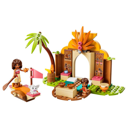 Detail of the LEGO Disney Village House and Boat set for creative stories