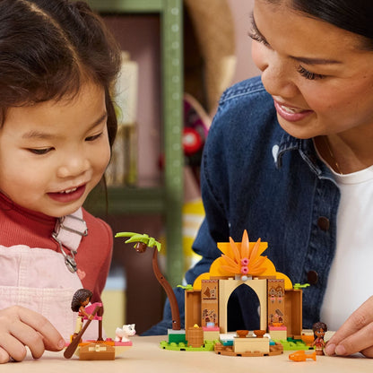 LEGO Disney Village House and Boat build with adventure atmosphere