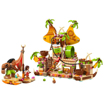 Lego Disney Kakamora Barge Moana adventure set with boat and characters