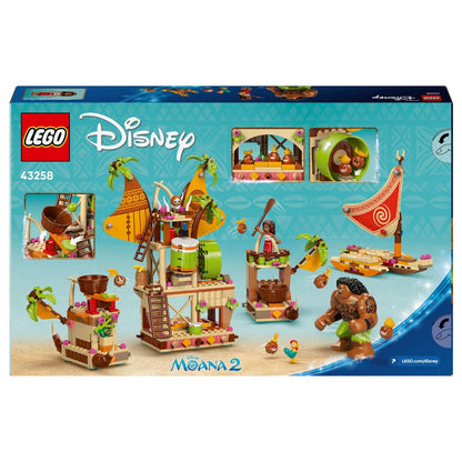 Lego Disney Kakamora Barge Moana adventure set with boat and characters