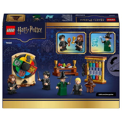 Lego Harry Potter Hogwarts Castle Sorting Hat ceremony with Hogwarts characters and accessories