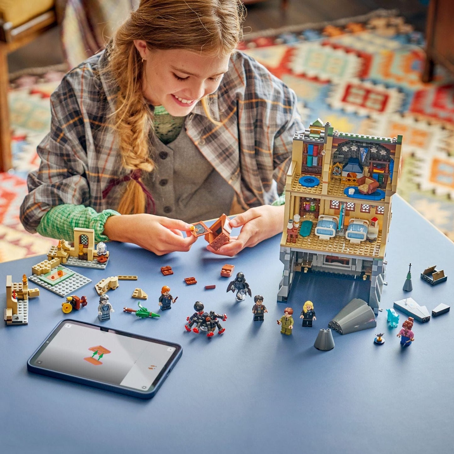 Lego Harry Potter O Castelo de Hogwarts Enfermaria set de Hogwarts com personagens